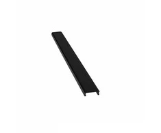LED profilio VLT-WM-56 sklaidytuvas, 3000mm, spalva: juoda