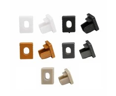 LED profilio VLT-XT-231 galinis dangtelis, spalva: balta, sidabro, antracito, juoda, aukso - Juoda