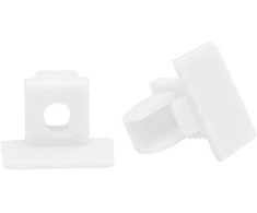 LED profilio VLT-XT-293 galinis dangtelis, spalva: balta, sidabro, antracito, juoda, aukso - Sidabrinė