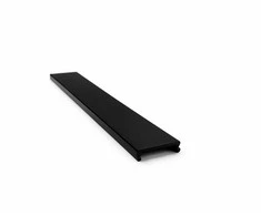 LED profilio VLT-XT-662 sklaidytuvas, 3000mm, spalva: juoda