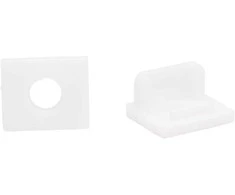 LED profilio VLT-XT-979 galinis dangtelis, spalva: balta, sidabro, juoda - Juoda