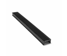 LED profilio VLT-XT-979 sklaidytuvas, 3000mm, spalva: juoda