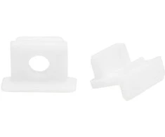 LED profilio VLT-XT-980 galinis dangtelis, spalva: balta, sidabro, juoda - Balta