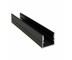 LED profilis VLT-XT-979, 3000mm, spalva: juoda