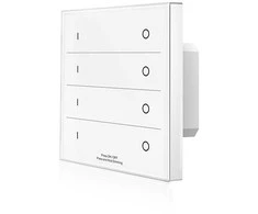 Lietimui jautrus šviesos intensyvumo reguliatorius, baltas, 4 kanalai RF 2.4GHz