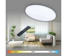 Lubinis šviestuvas Apvalus lubinis 72W LED šviestuvas su belaidžiu šviesos ryškumo ir šviesos spektro reguliavimu