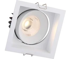 Lubinis šviestuvas FULL Įleidžiamas reguliuojamas LED šviestuvas ANGELO R1032, 10W, 3000K, 36°, garantija 10 metų