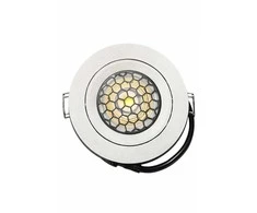 Lubinis šviestuvas FULL Įleidžiamas reguliuojamas LED šviestuvas IP65, NOBLE R1368, 10W, 3000K, 60°, garantija 10 metų