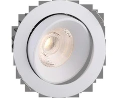Lubinis šviestuvas FULL Įleidžiamas reguliuojamas LED šviestuvas NOBLE R1028, 10W, 3000K, 36°, garantija 10 metų