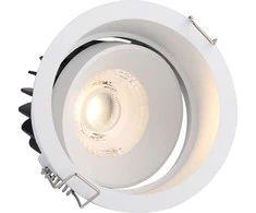 Lubinis šviestuvas FULL Įleidžiamas reguliuojamas LED šviestuvas ANGELO R1236, 15W, 3000K, 60°, garantija 10 metų
