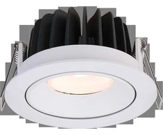 Lubinis šviestuvas FULL Įleidžiamas reguliuojamas LED šviestuvas NOBLE R1028, 10W, 3000K, 36°, garantija 10 metų