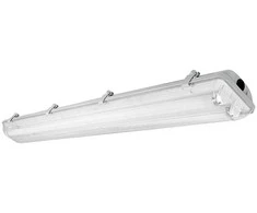 Lubinis šviestuvas Hermetinis šviestuvas 2xT8 LED lempoms, 600mm, 1200mm, 1500mm, IP65 - t8 led 600mm