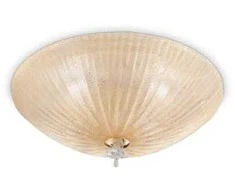 Lubinis šviestuvas Ideal Lux Ceiling lamp with 4 lights SHELL, E27, amber color