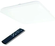 Lubinis šviestuvas Kvadratinis lubinis 48W LED šviestuvas su belaidžiu šviesos ryškumo ir šviesos spektro reguliavimu