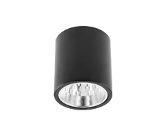 Lubinis šviestuvas Paviršinis apvalus šviestuvas DRAGO, juodas, 133x148mm