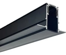 Pakabinamas šviestuvas KING Magnetinis bėgelis, berėmis užglaistomas juodas R20-2 3000mm