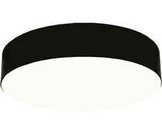 Pakabinamas šviestuvas Paviršinis / pakabinamas ant trosų apvalus LED šviestuvas 60W Juodas