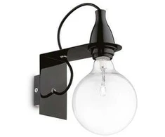 Sieninis šviestuvas Ideal Lux Wall lamp with 1 light MINIMAL, E27, chrome