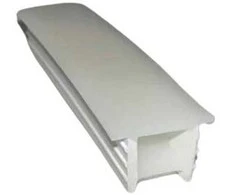 Silikoninis įleidžiamas LED profilis 10x10 mm, spalva: balta
