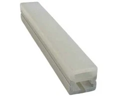 Silikoninis LED profilis 8x8 mm, spalva: balta
