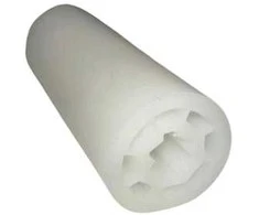 Silikoninis LED profilis D22 mm, spalva: balta