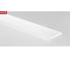 Užglaistomo LED profilio GIZALL-T 2000mm dangtelis pieno spalvos