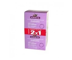 BABARIA Priešraukšlinis kremas su migdolais, 2x50 ml