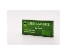 BIOPHARMA Ampulės nuo plaukų slinkimo bei stiprinimui su augalų ekstraktais HERBAGENE, 8x10 ml