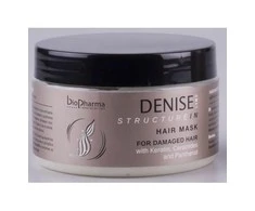 BIOPHARMA Kaukė pažeistiems plaukams su keratinu, keramidais, pantenoliu DENISE STRUCTUREIN, 250 ml