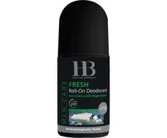 H&amp;B Be aliuminio dezodorantas vyrams FRESH, 75 ml