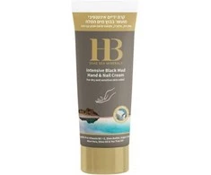 H&amp;B Intensyvus rankų ir nagų kremas su juoduoju purvu, 200 ml