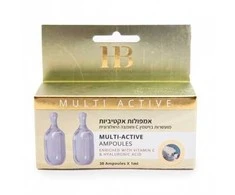 H&amp;B Multi-Active kapsulės su hialurono rūgštimi ir vitaminu C, 30 kaps.
