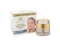 H&amp;B Premium linijos naktinis kremas su hialuronu ir ikrų ekstraktu PREMIUM LINE MULTI ACTIVE NIGHT, 50 ml