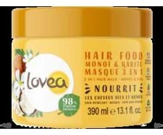 LOVEA DRĖKINANTI KAUKĖ PLAUKAMS 3 X 1 SU MONOI IR TAUKMEDŽIU, 390 ML