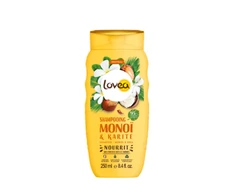 LOVEA MAITINAMASIS ŠAMPŪNAS SU EGZOTIŠKU PLIŪPSNIU – MONOI DE TAHITI, 250 ml