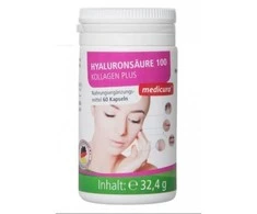 MEDICURA Hialurono rūgšties ir kolageno kapsulės, 60 kaps.