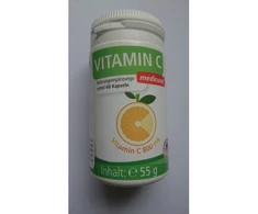 MEDICURA Maisto papildas vitaminas C 800 mg, 60 kaps.