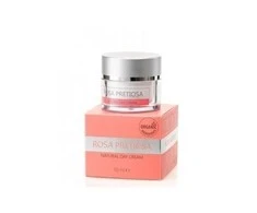 NATURAL COSMETIC Dieninis kremas su rožių aliejumi, 50 ml
