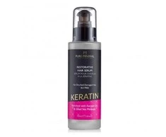 PURE MINERAL Serumas plaukams su keratinu ir negyvosios jūros mineralais, 100 ml