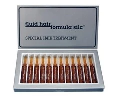 WT METHODE Itin stipraus poveikio ampulės trapiems, nualintiems plaukams FLUID HAIR FORMULA SILK Nr.2, 12x10ml