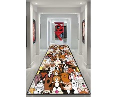 Kids Dywan PSY 80 x 150 cm wielokolorowy