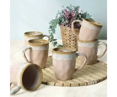 Hermia Puodelių rinkinys (6 vnt.) Shizen Q38 - Powder