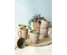 Hermia Puodelių rinkinys (6 vnt.) Shizen Q38 - Powder