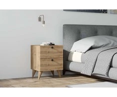 Asir Kalune Design Naktinis staliukas Kada - Walnut v2