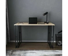 Asir Kalune Design Darbo stalas Kane - Juodas, Oak