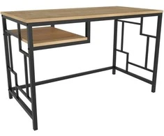 Asir Kalune Design Darbo stalas Kennesaw - Juodas, Oak