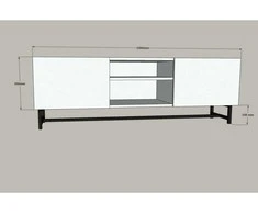 TV staliukas Asir Kalune Design Televizoriaus stovas Tugi - Sapphire v2