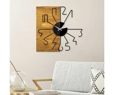 Wallity Dekoratyvinis medinis sieninis laikrodis Wooden Clock 29