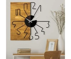 Wallity Dekoratyvinis medinis sieninis laikrodis Wooden Clock 29