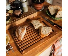 Fiskars Functional Form bambukinė lentelė duonai pjaustyti